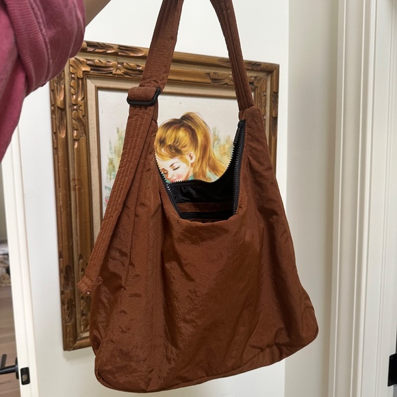 BAGGU Nylon Shoulder Bag - Brown - Picture 4 of 4